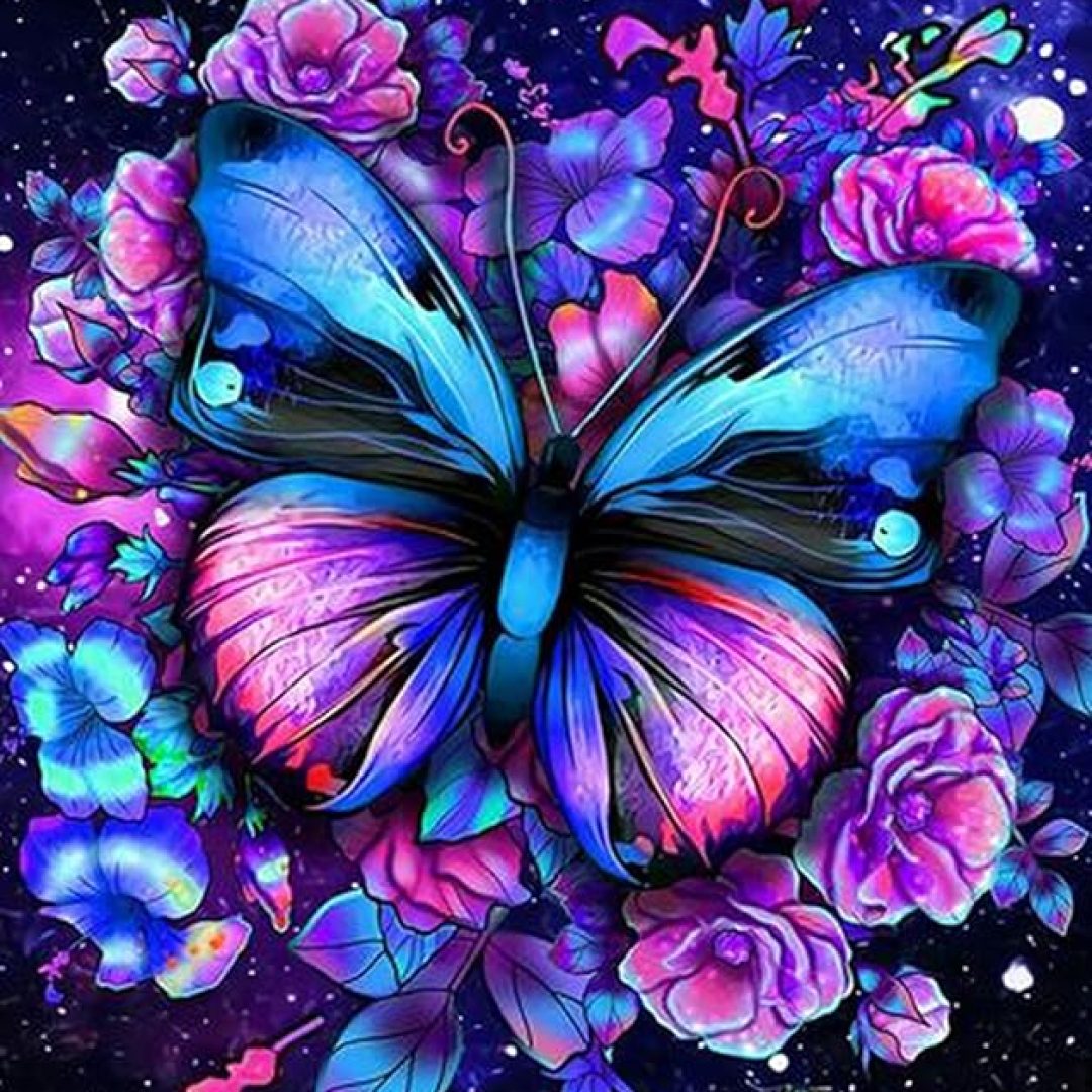 Butterfly Diamond Art Painting Kits for Adults