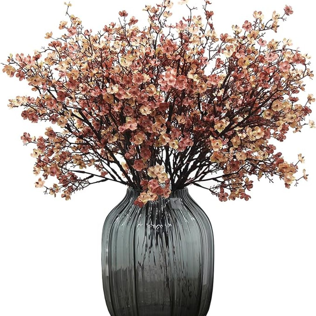 Artificial Flowers 6 Bundle European Fake Flowers Decor Wedding