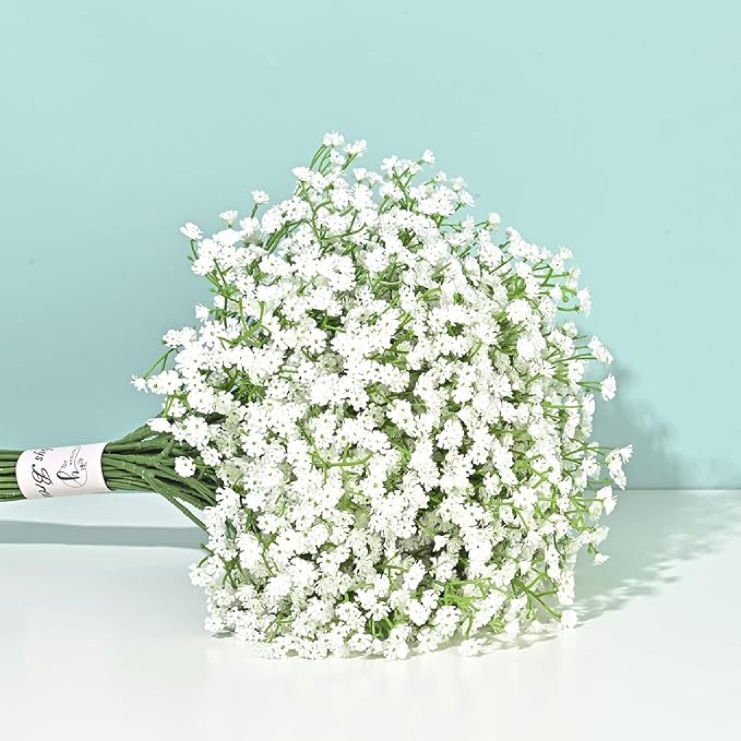 Babys Breath Artificial Flowers, 6Pcs