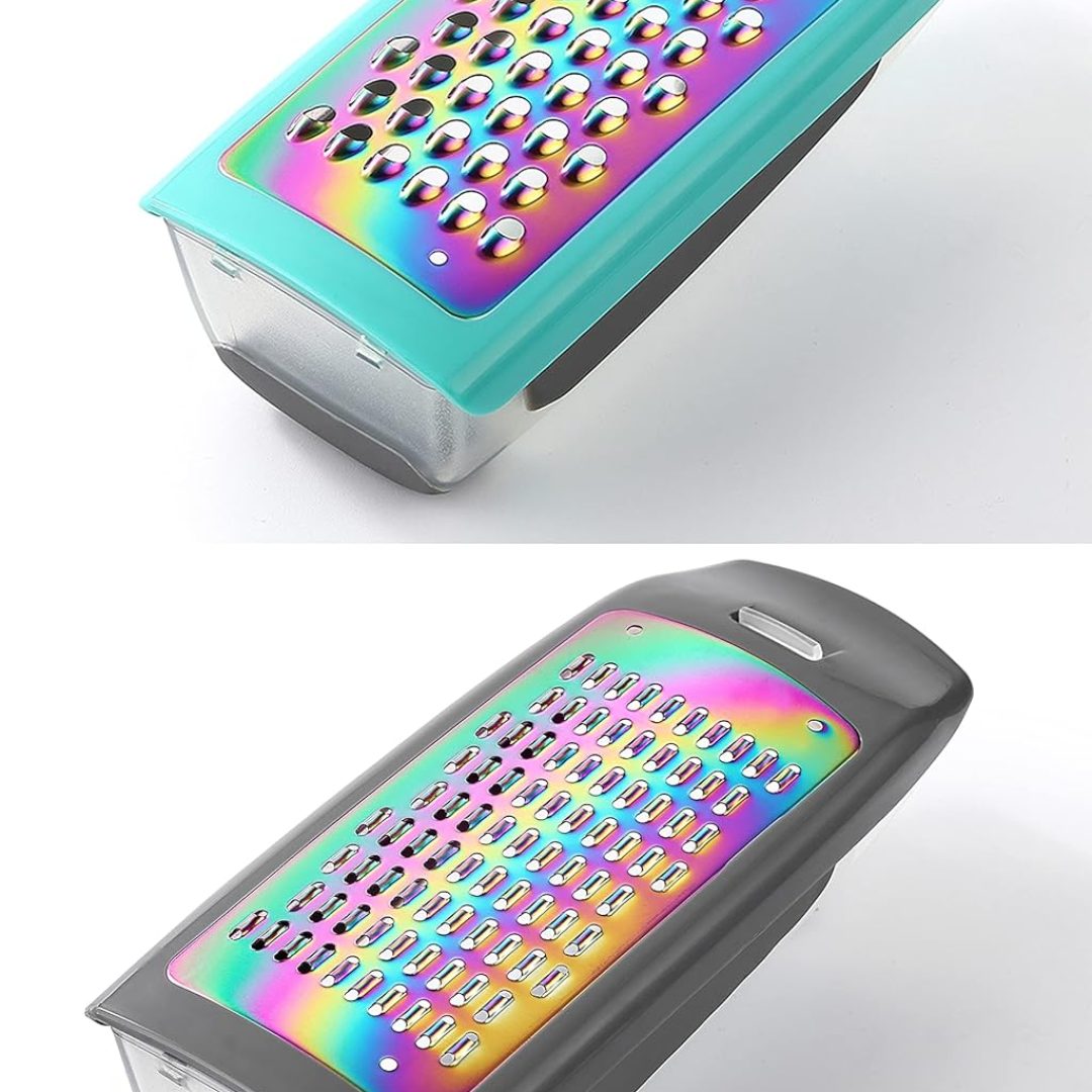 Rainbow Titanium Hand-held Grater Set