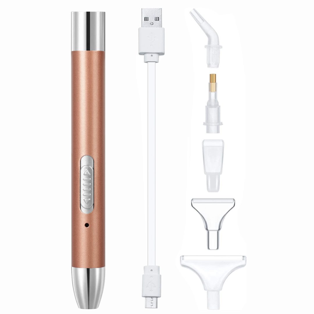 Painting Tools Point Drill Pen DIY LED Light Embroidery USB Rechargeable