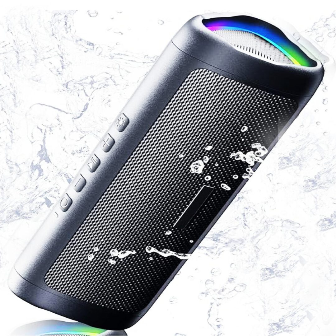 Bluetooth Speaker with HD Sound, Portable Wireless, IPX5 Waterproof