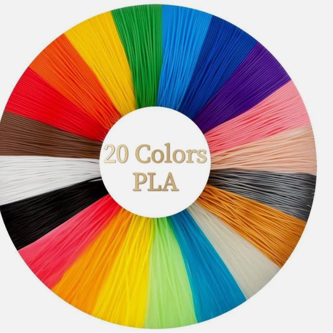 20 Colors 3D Pen Printer PLA Filament Refills High Precision 1.75mm