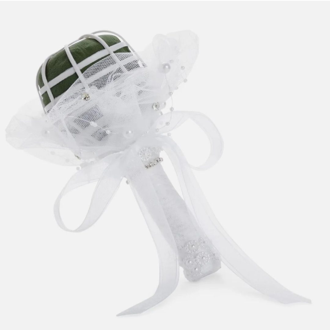 Foam Wedding Bouquet Holder for Fresh, Artificial Flower Arrangements